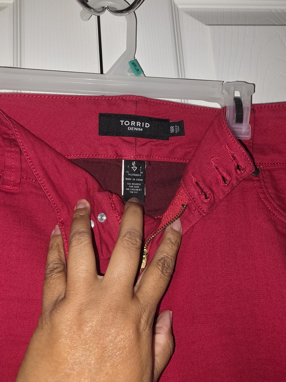 torrid Red High-Rise Women's Jeans Jeggins